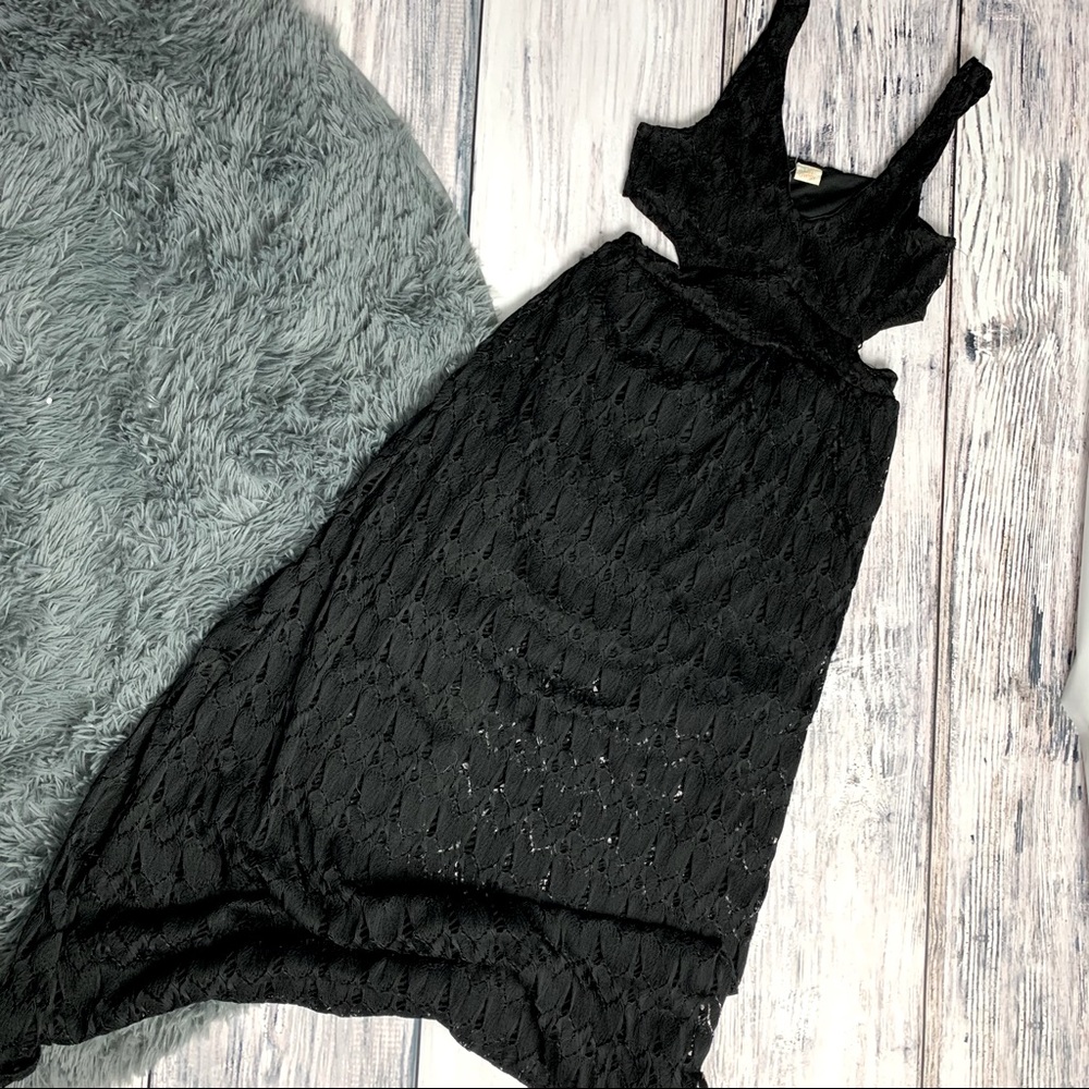 Black Maxi Lace Summer Dress by Surf Gypsy